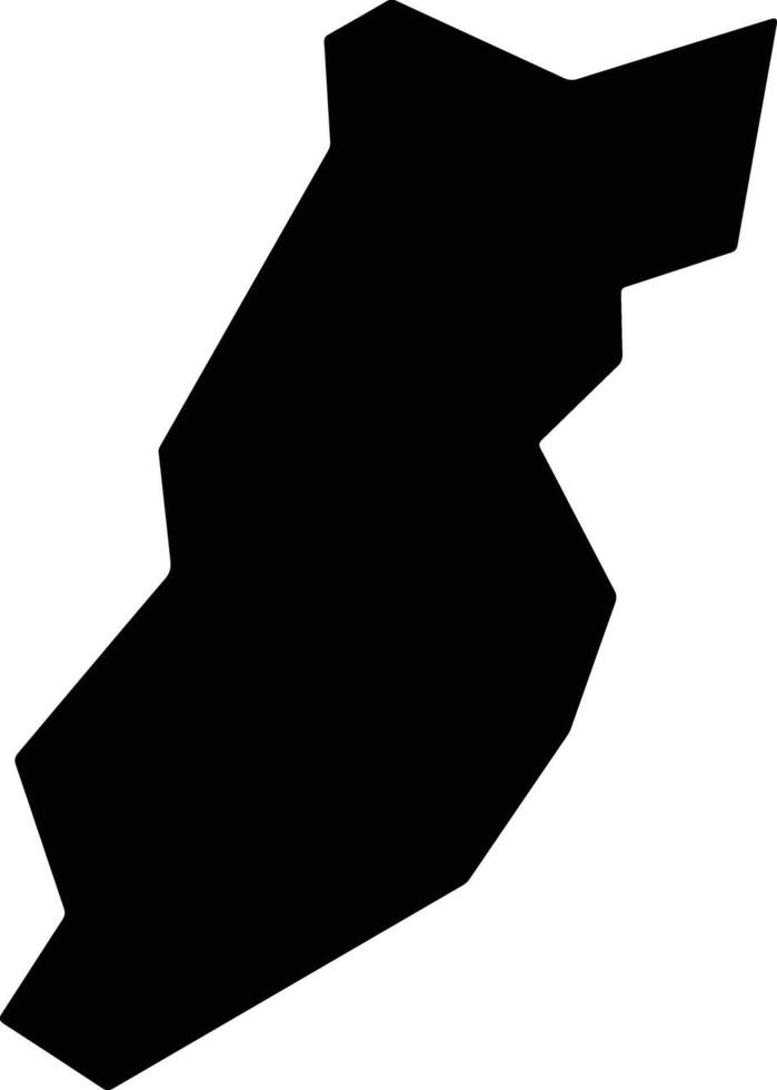 Oriente Brazil silhouette map vector