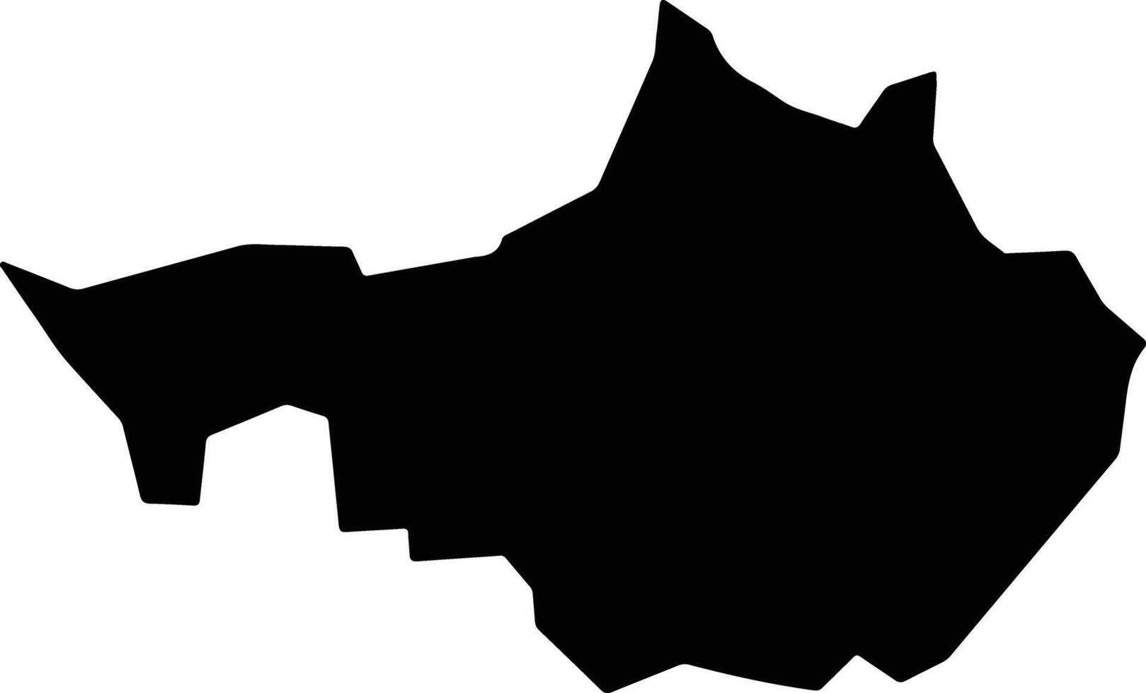 Orizaba Mexico silhouette map vector