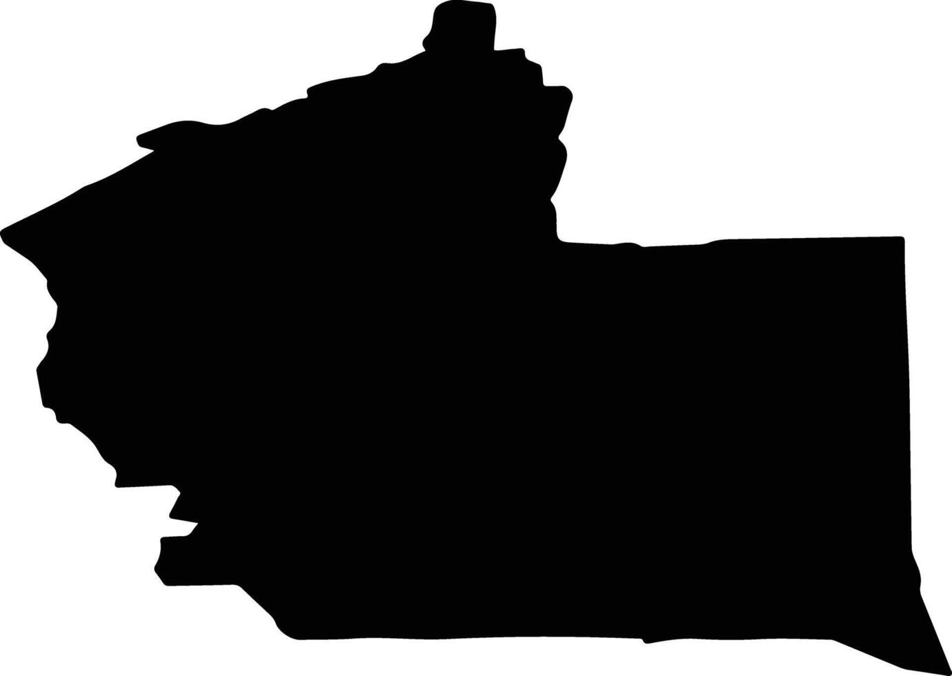 ORLESTI Romania silhouette map vector