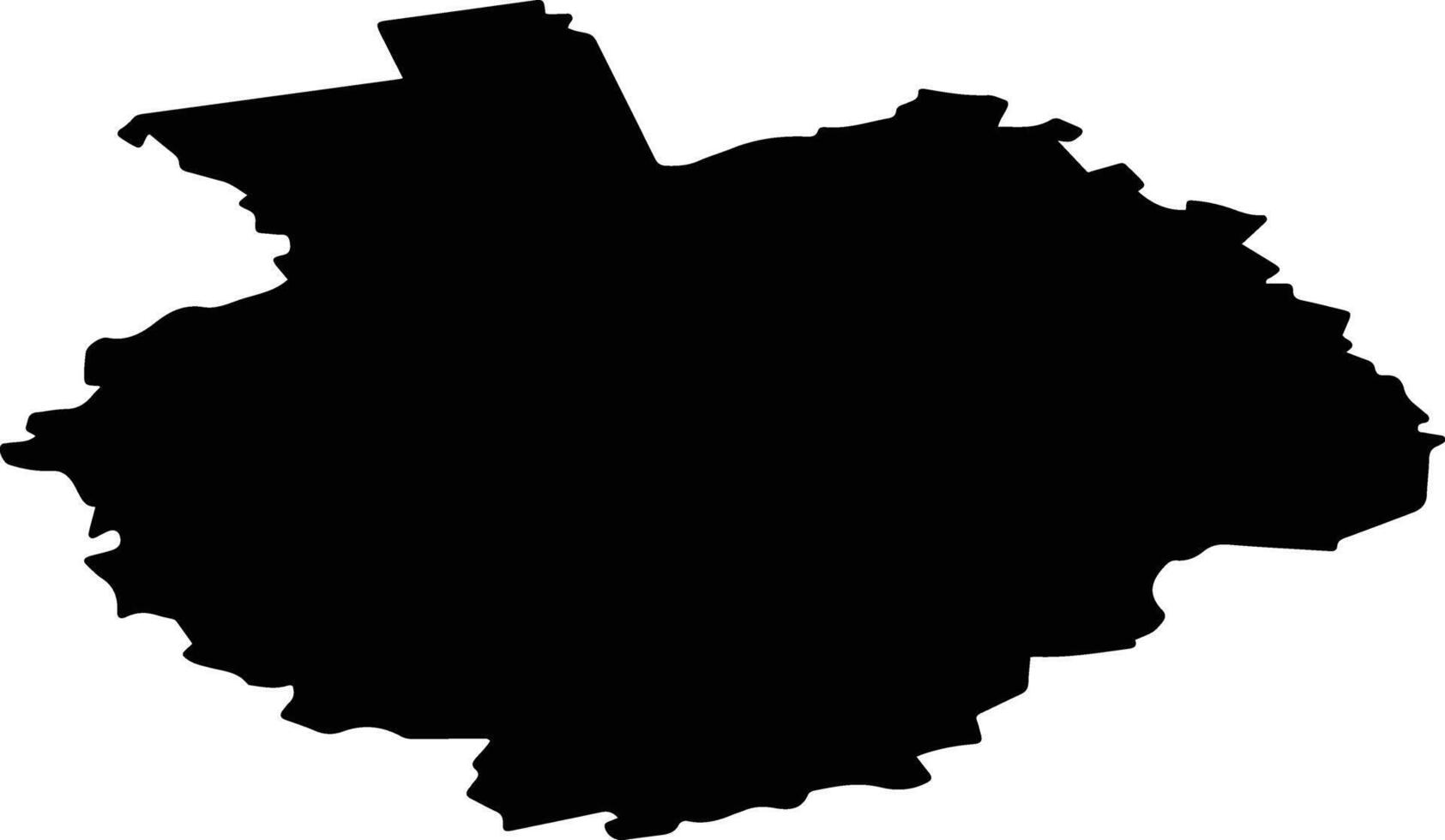Orlovsky District Russia silhouette map vector