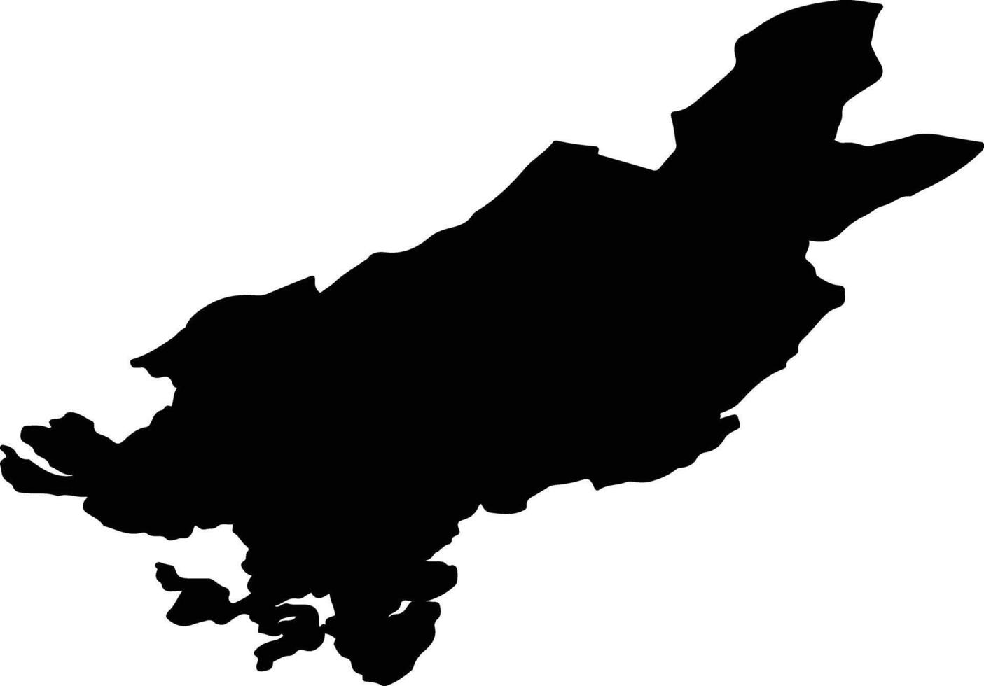 Os nor Norway silhouette map vector