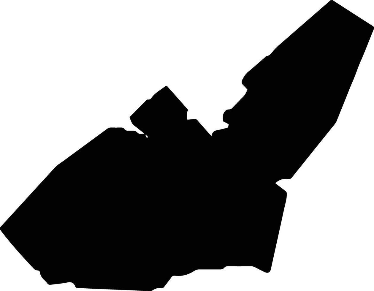 Osakikamijima Japan silhouette map vector