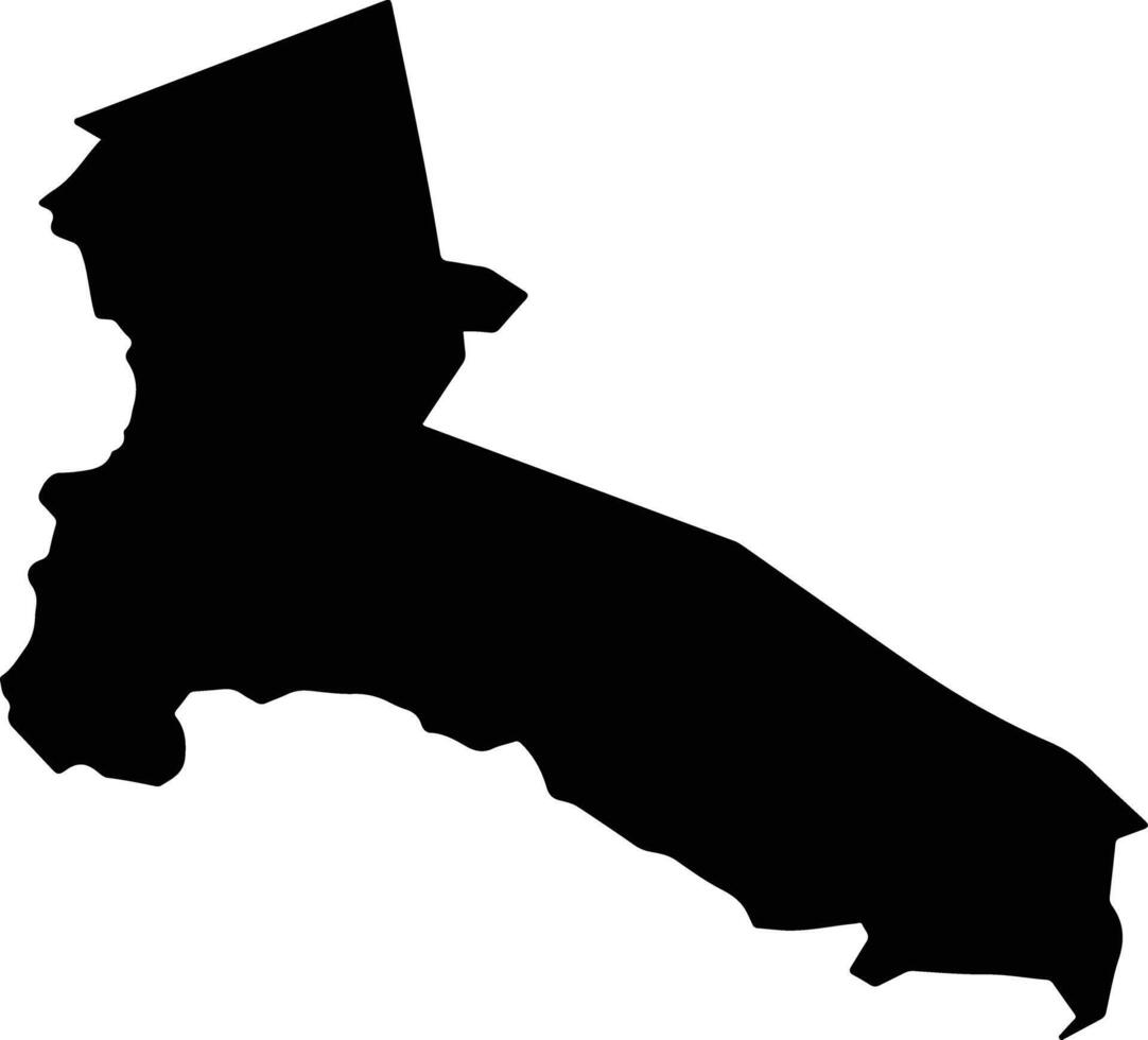 Osilnica Slovenia silhouette map vector