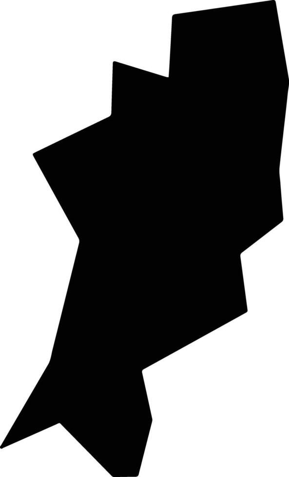 Osisioma Ngwa Nigeria silhouette map vector