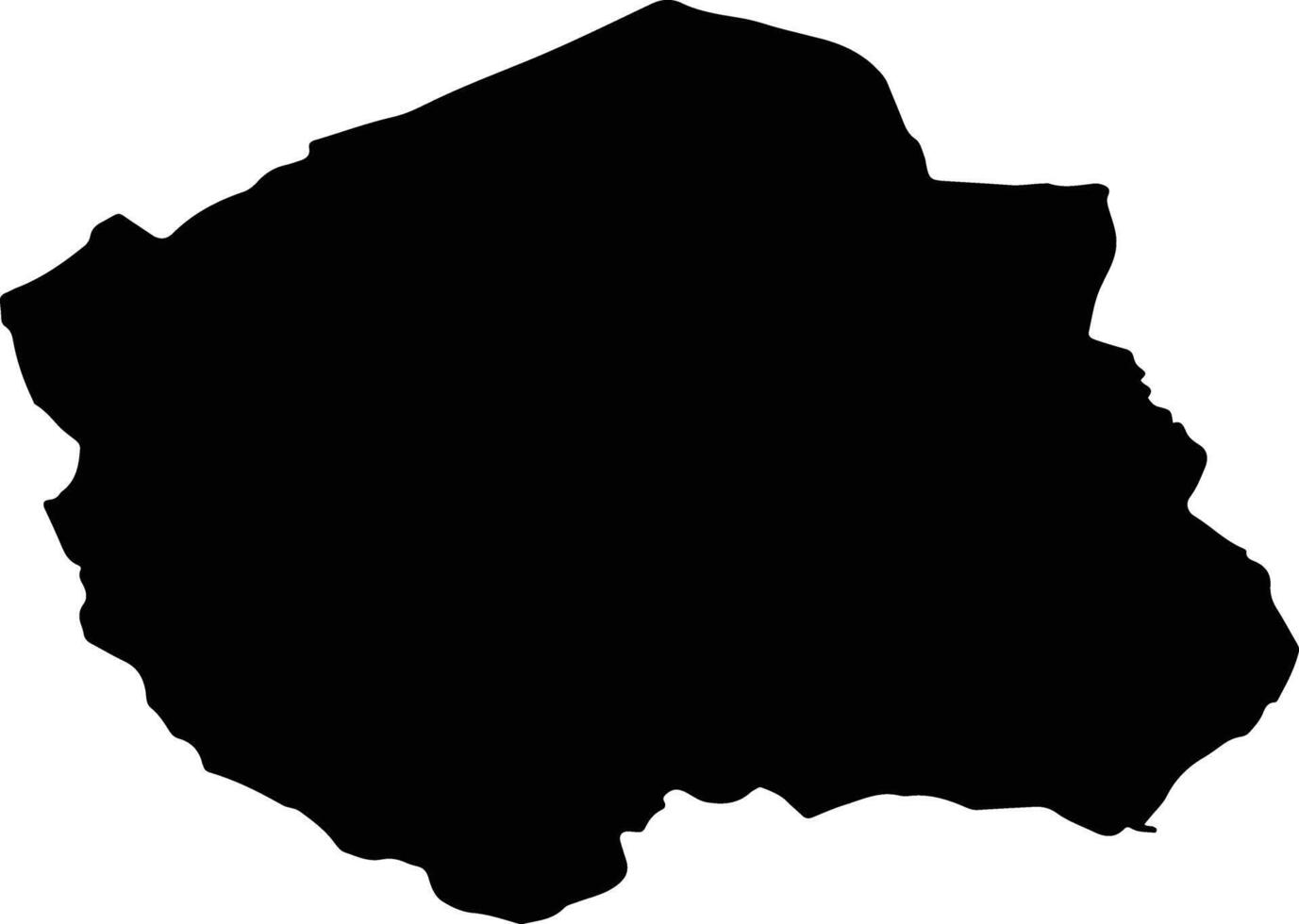 OSTRA Romania silhouette map vector
