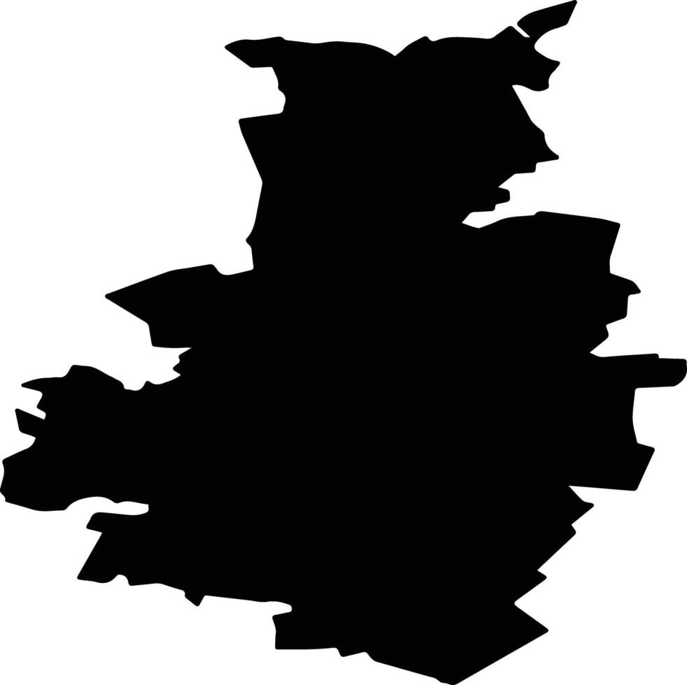 Ostrogozhsky District Russia silhouette map vector