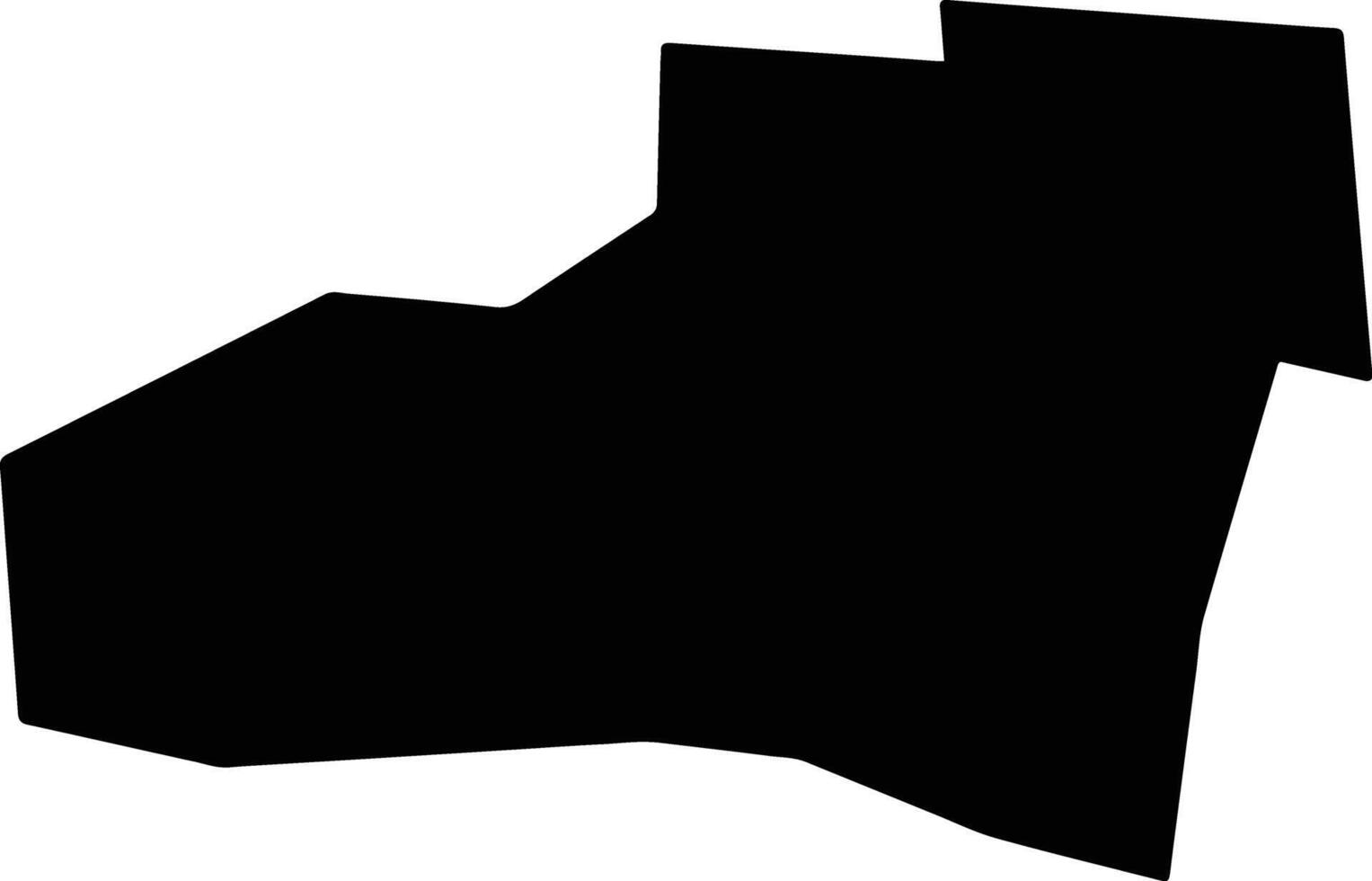 Oswego United States silhouette map vector