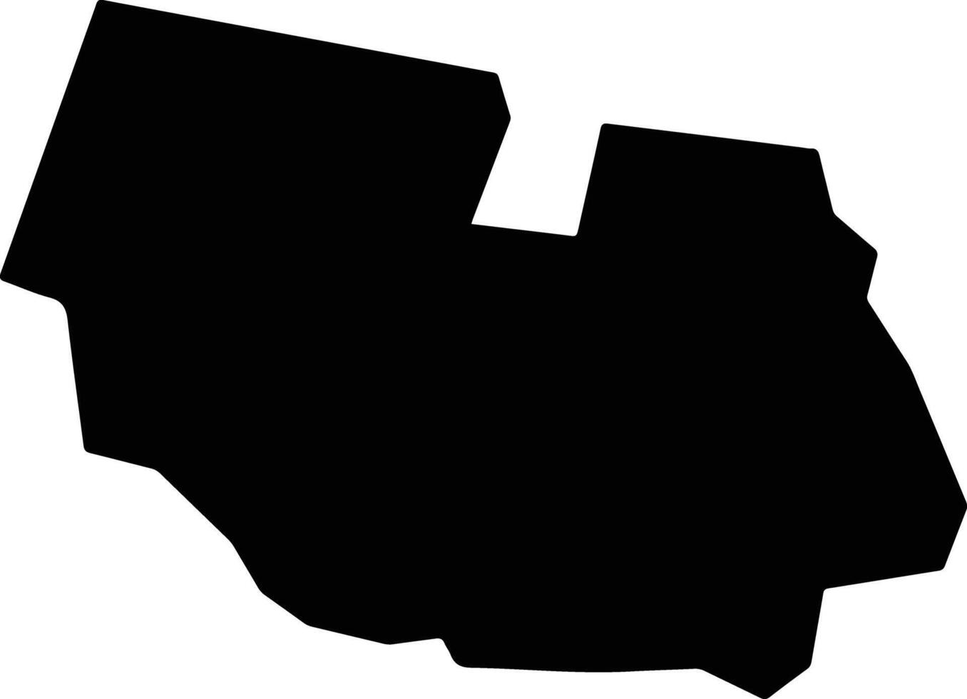 Otofuke Japan silhouette map vector