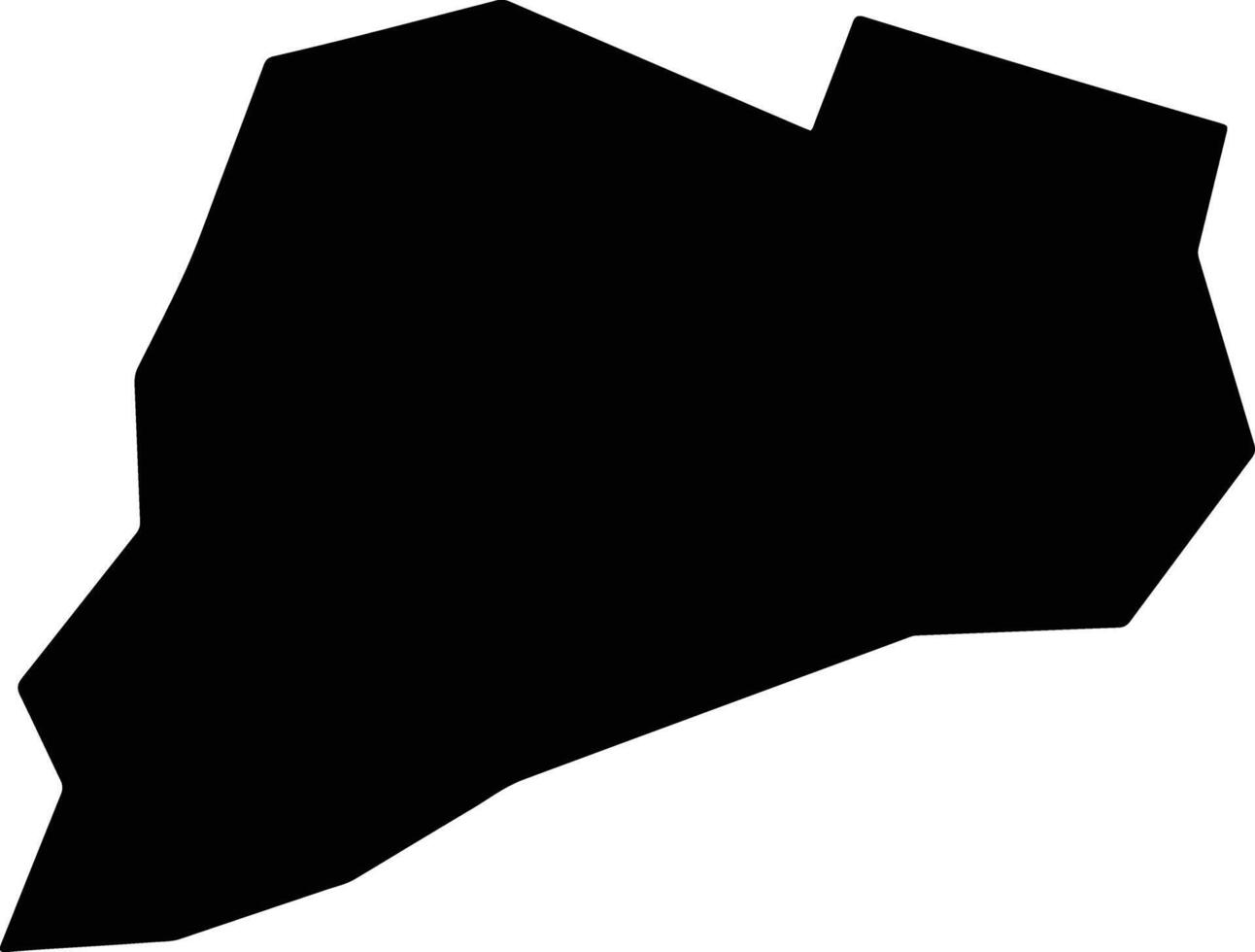Otsego United States silhouette map vector