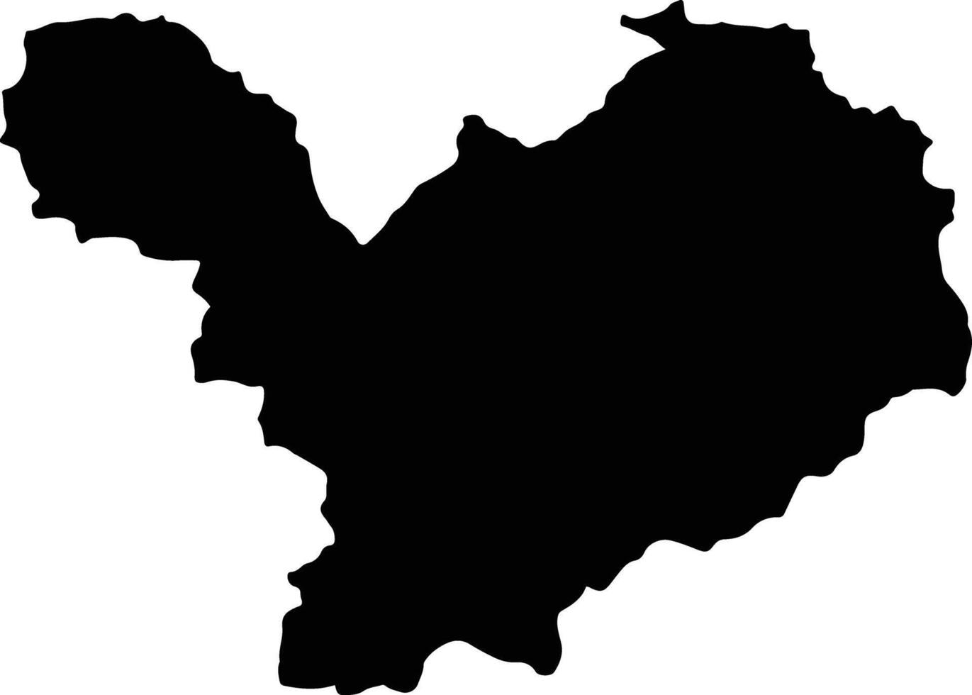 Otuzco Peru silhouette map vector