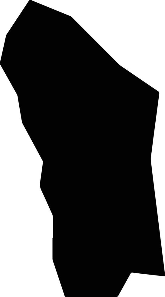 Ouroeste Brazil silhouette map vector