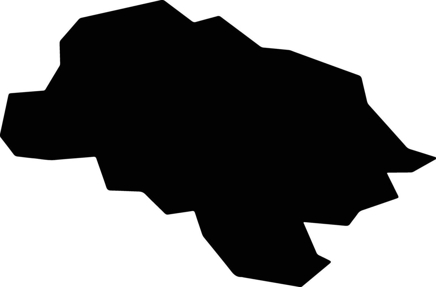 Outaki Japan silhouette map vector