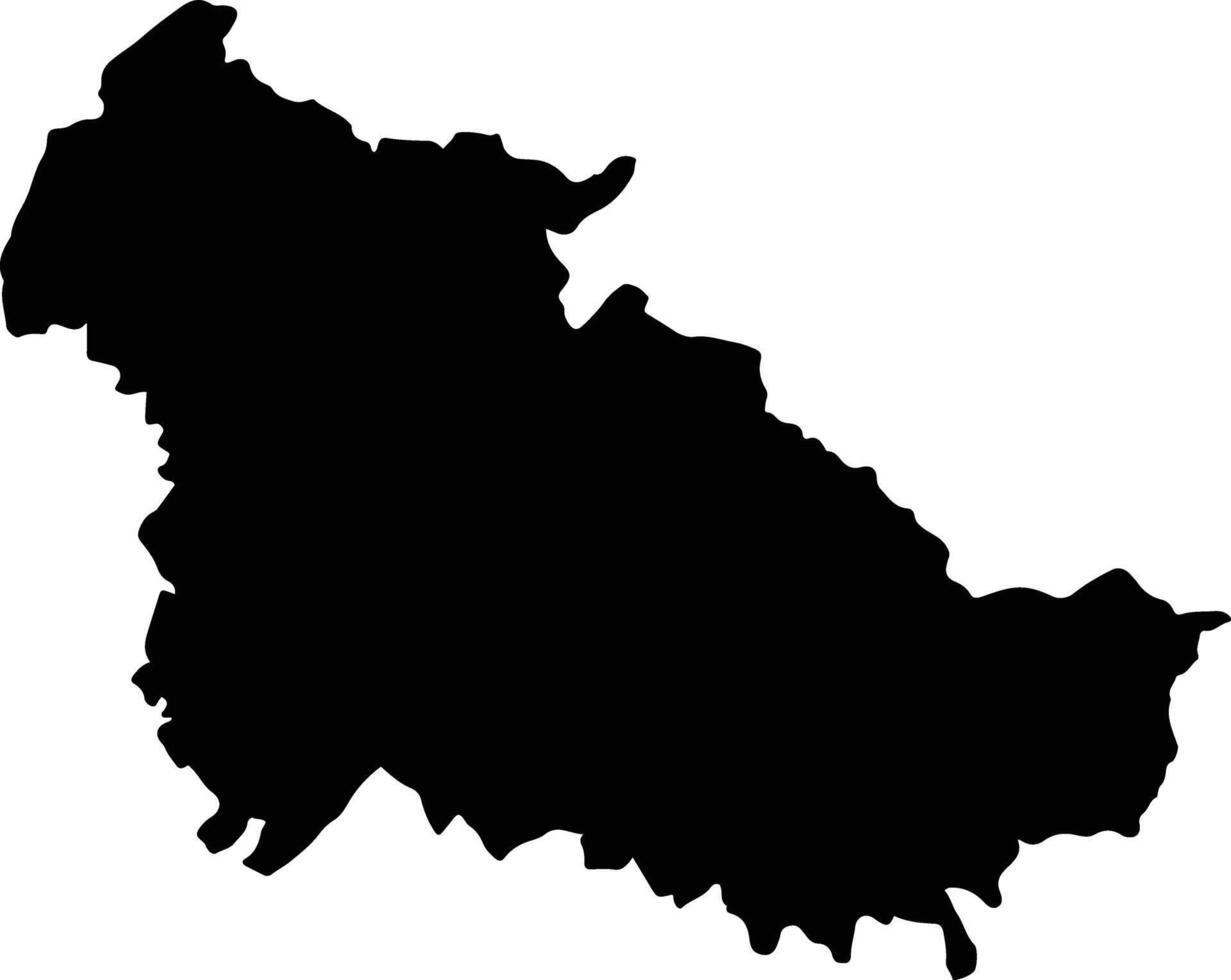Ovejas Colombia silhouette map vector
