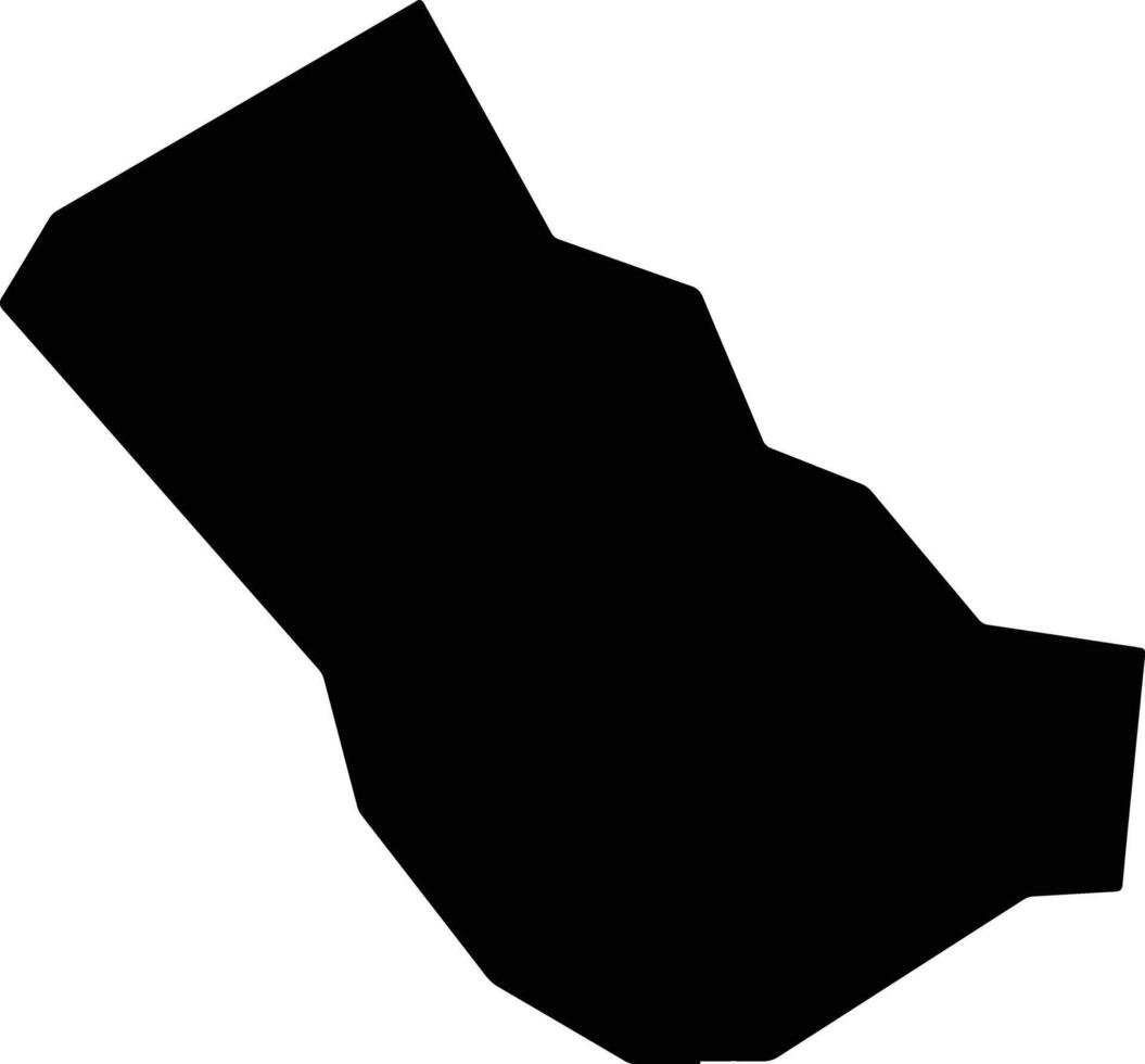 Ovgoros Cyprus silhouette map vector