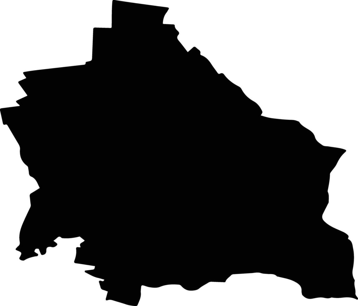 OZUN Romania silhouette map vector