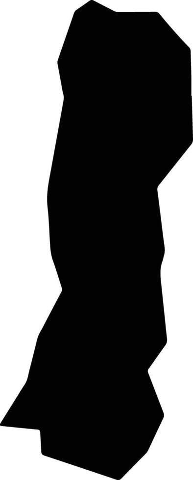 Pacaembu Brazil silhouette map vector