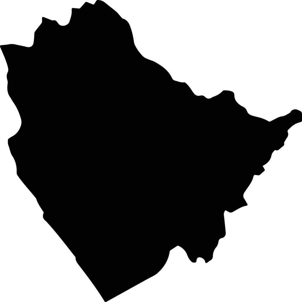Pacasmayo Peru silhouette map vector