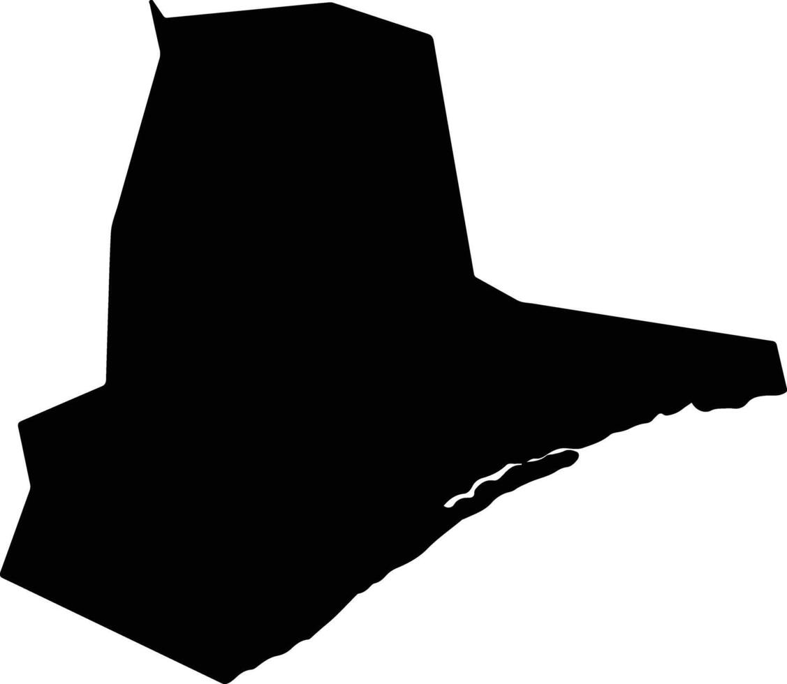 Pacatuba Brazil silhouette map vector