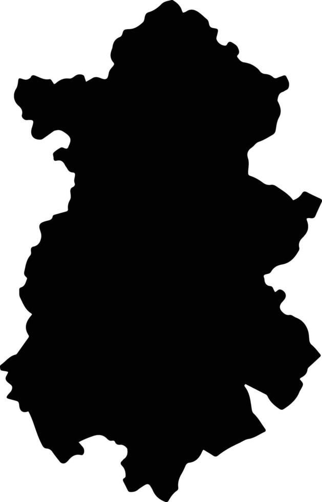 Pacula Mexico silhouette map vector