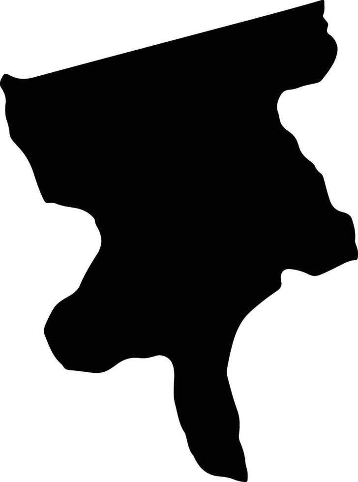 Padre Pedro Chien Venezuela silhouette map vector