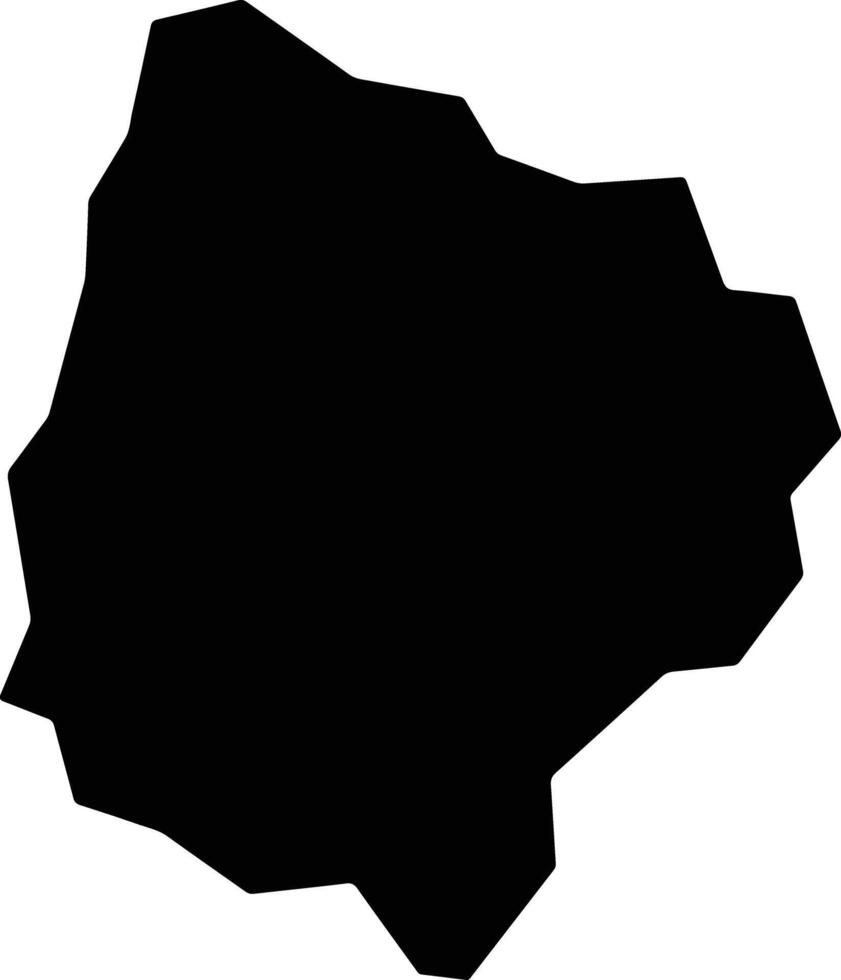 Paghman Afghanistan silhouette map vector