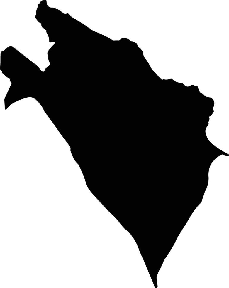 Pakkading Laos silhouette map vector