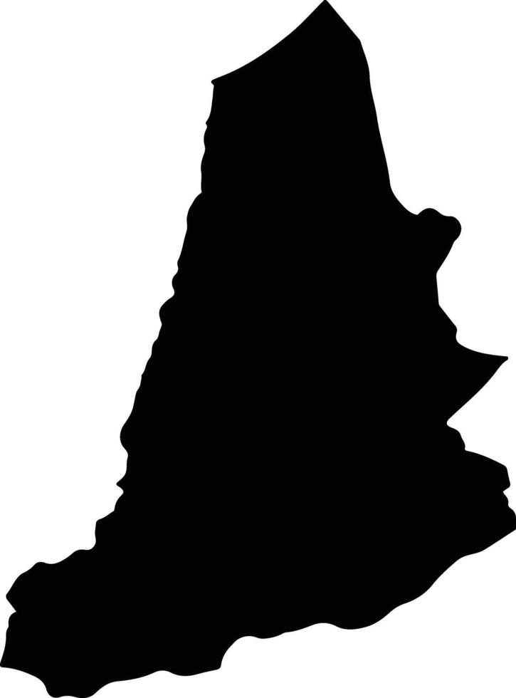 Paktha Laos silhouette map vector
