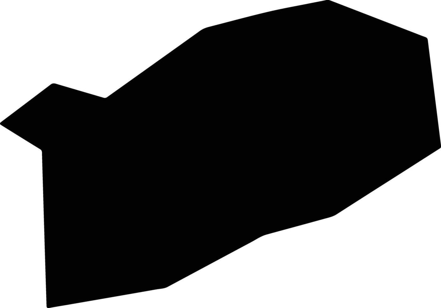 Pakpattan Pakistan silhouette map vector