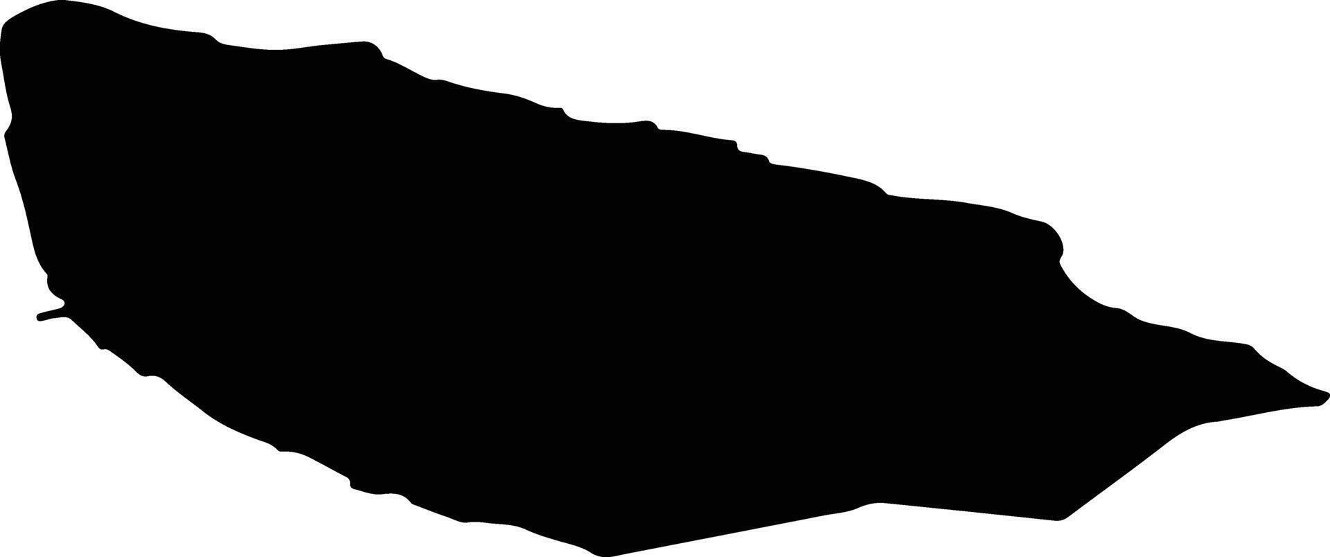 Paldiski linn Estonia silhouette map vector