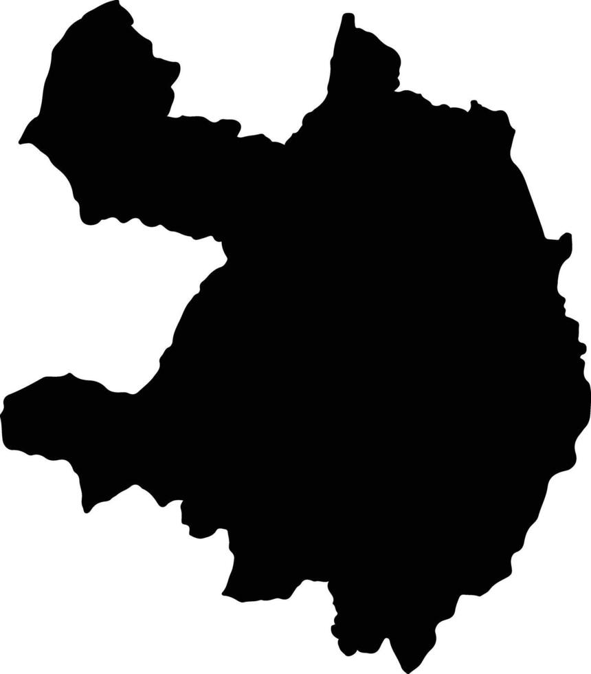 Palermo Colombia silhouette map vector