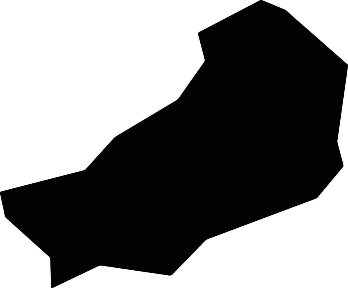 Palestina de Los Altos Guatemala silhouette map vector