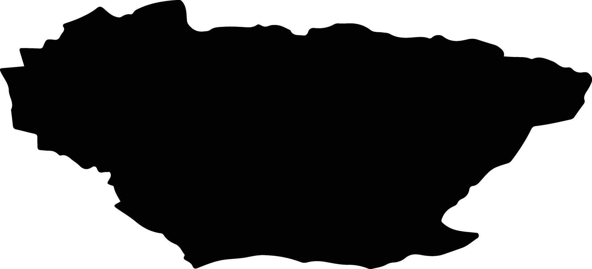PALEU Romania silhouette map vector