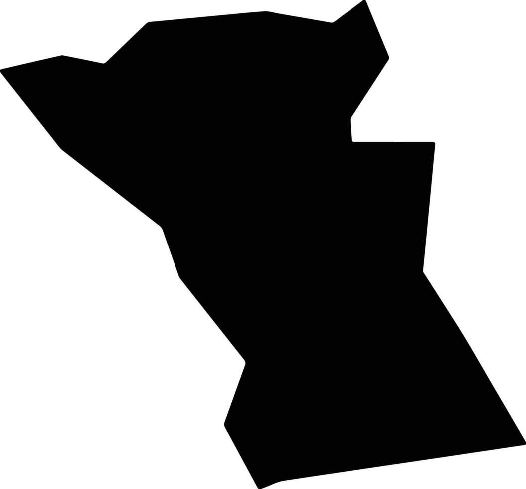 Palhano Brazil silhouette map vector