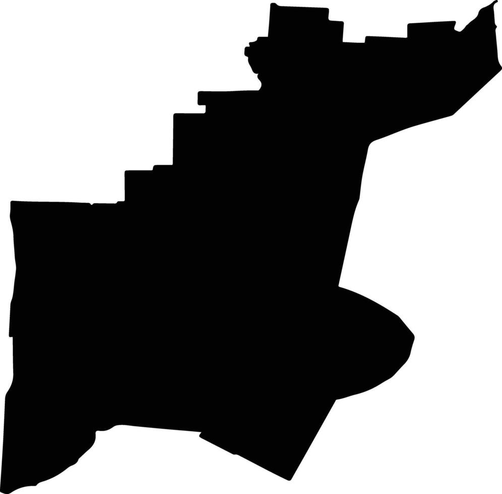 Pallasovsky District Russia silhouette map vector