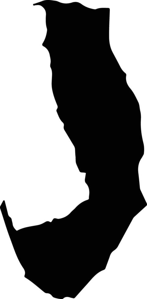 Palmar Colombia silhouette map vector