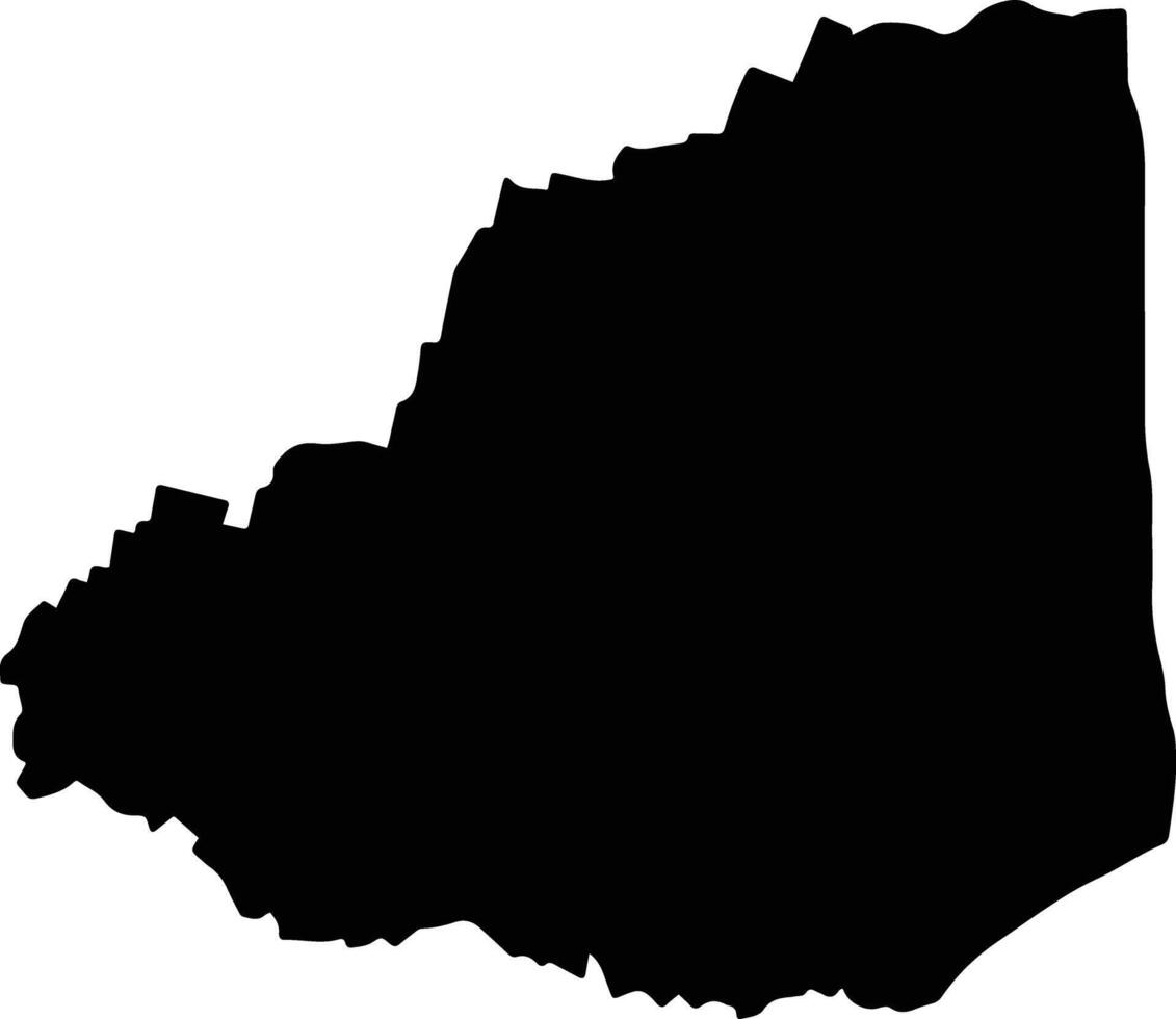 Palmar De Varela Colombia silhouette map vector