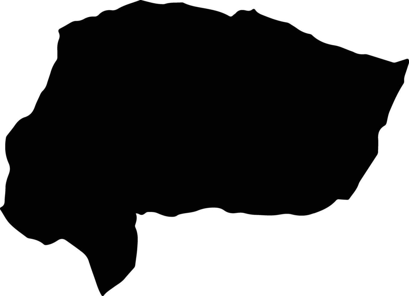 Palmas Del Socorro Colombia silhouette map vector