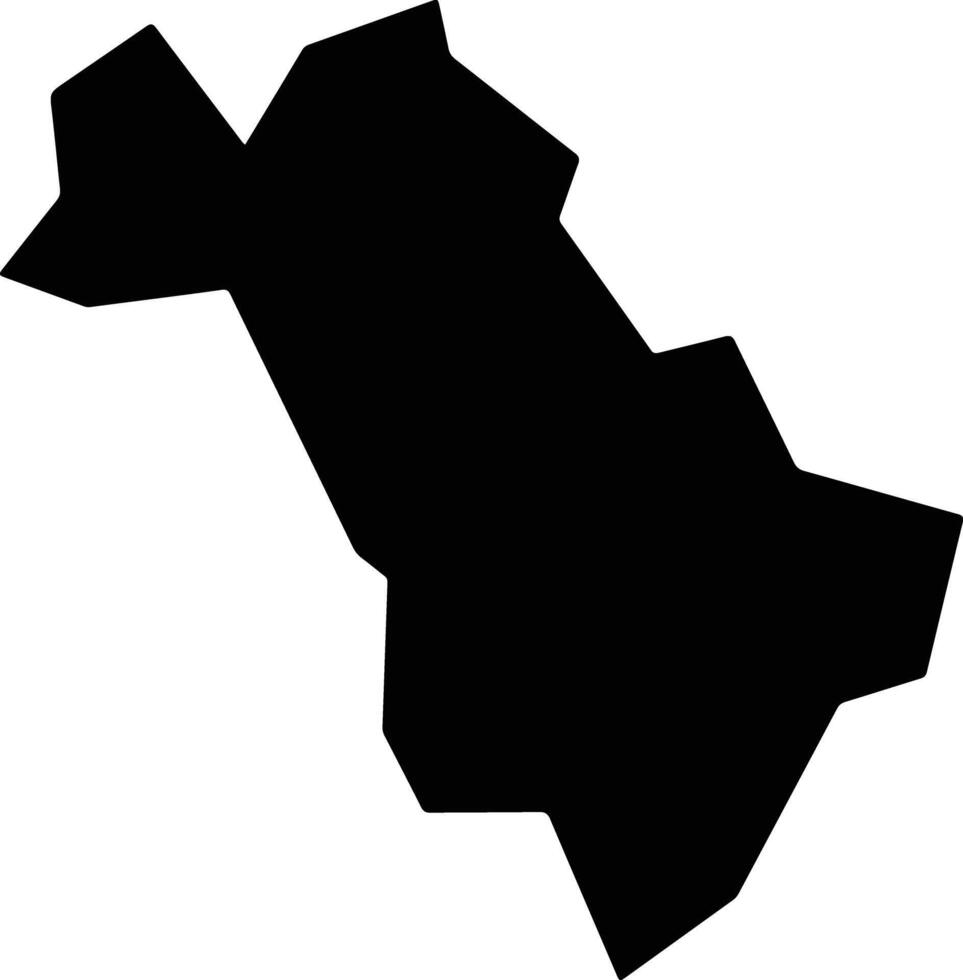Palmeira Brazil silhouette map vector