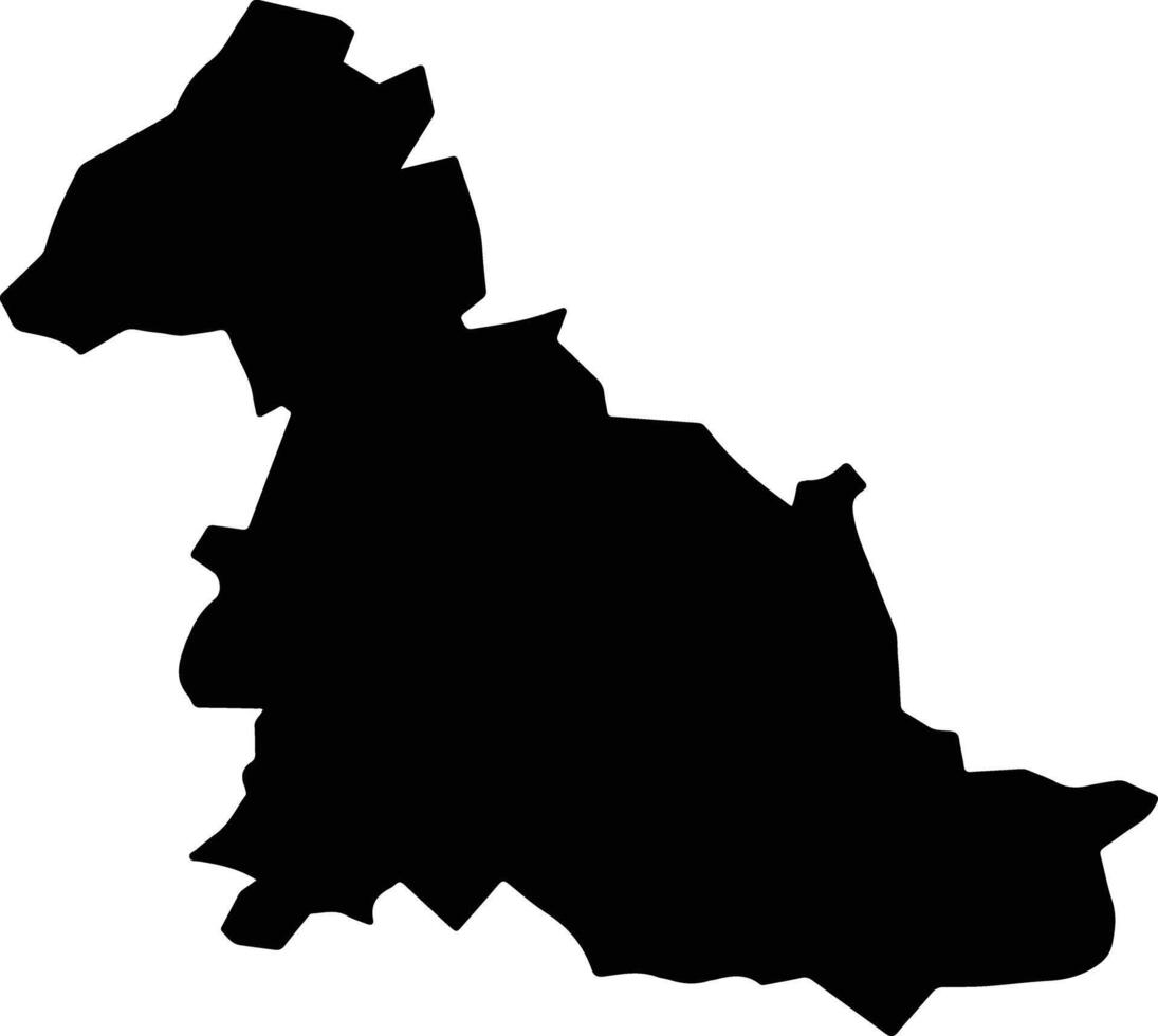 Palmira Cuba silhouette map vector