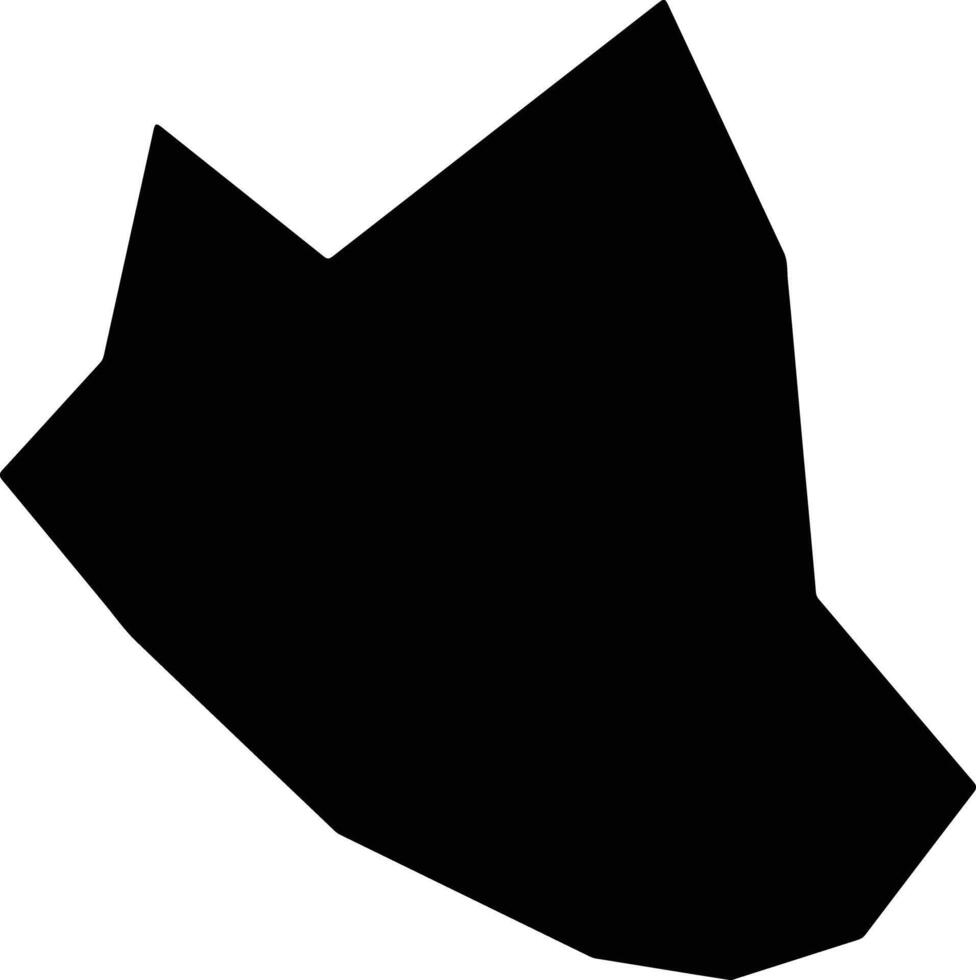 Palmitinho Brazil silhouette map vector