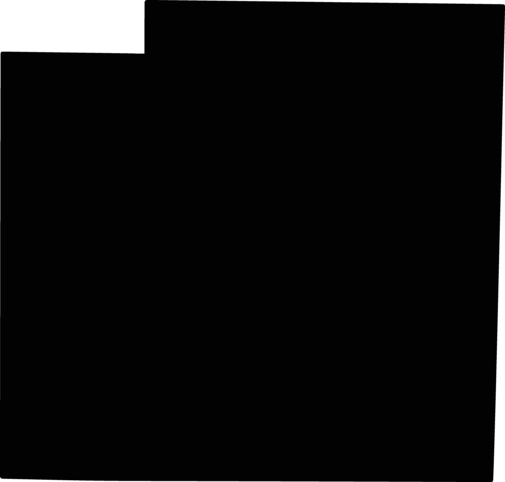 Palo Pinto United States silhouette map vector