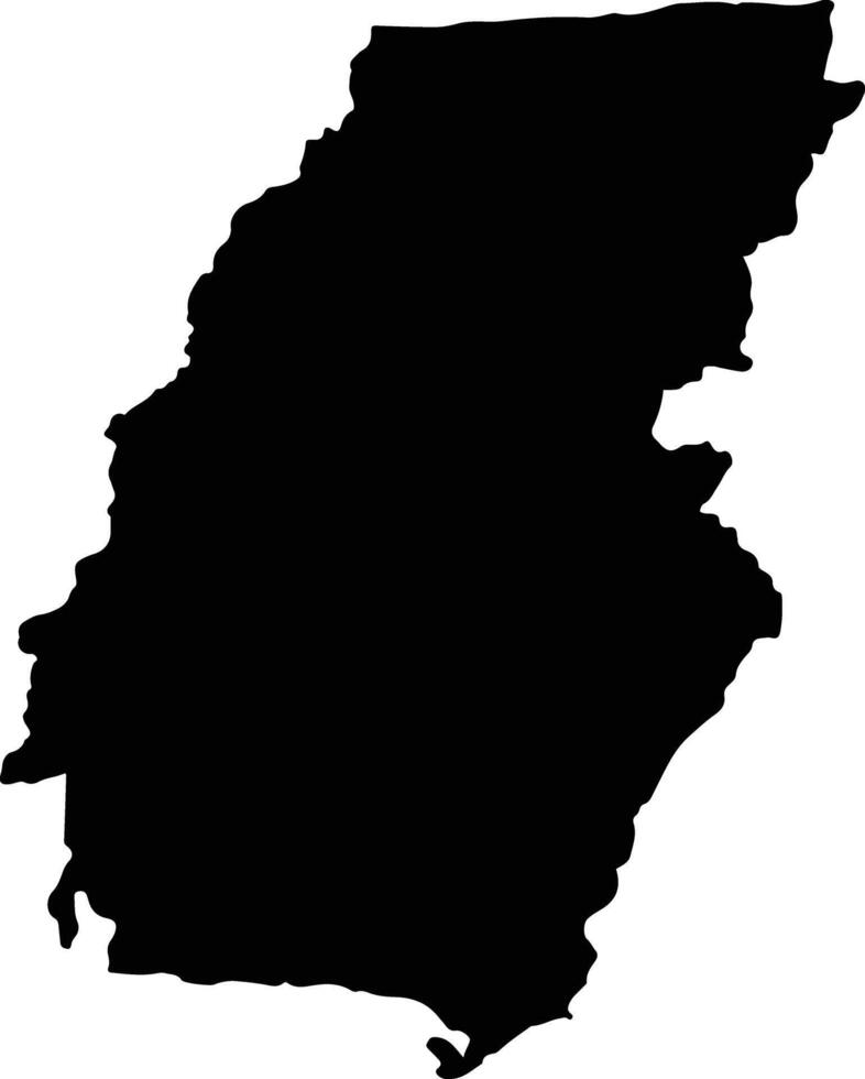Pamekasan Indonesia silhouette map vector