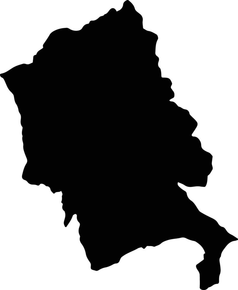 Pamplonita Colombia silhouette map vector
