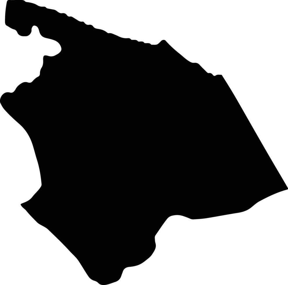 Panare Thailand silhouette map vector