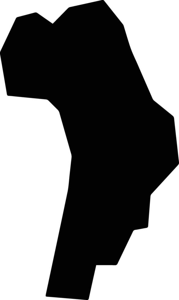 Panchimalco El Salvador silhouette map vector