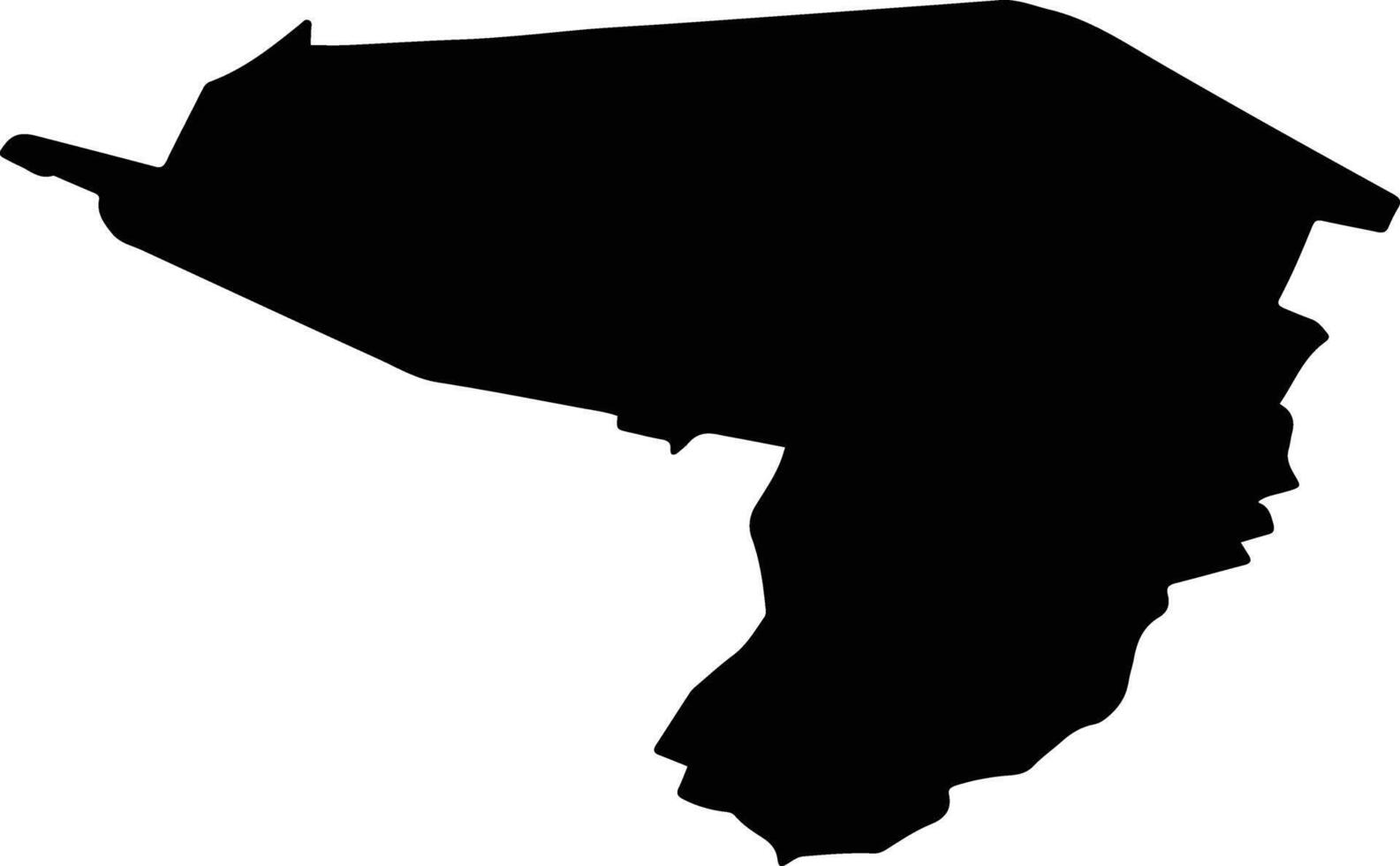 PANCOTA Romania silhouette map vector