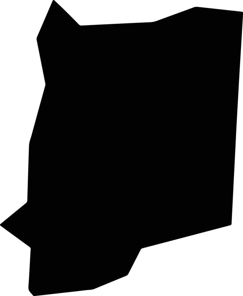 Pano Platres Cyprus silhouette map vector