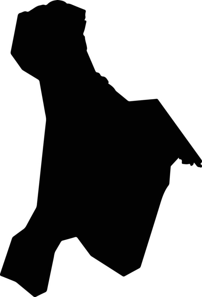 Panta Liberia silhouette map vector
