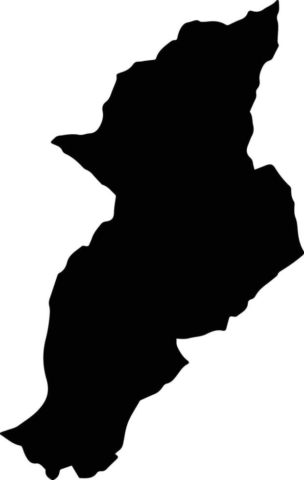 Panqueba Colombia silhouette map vector