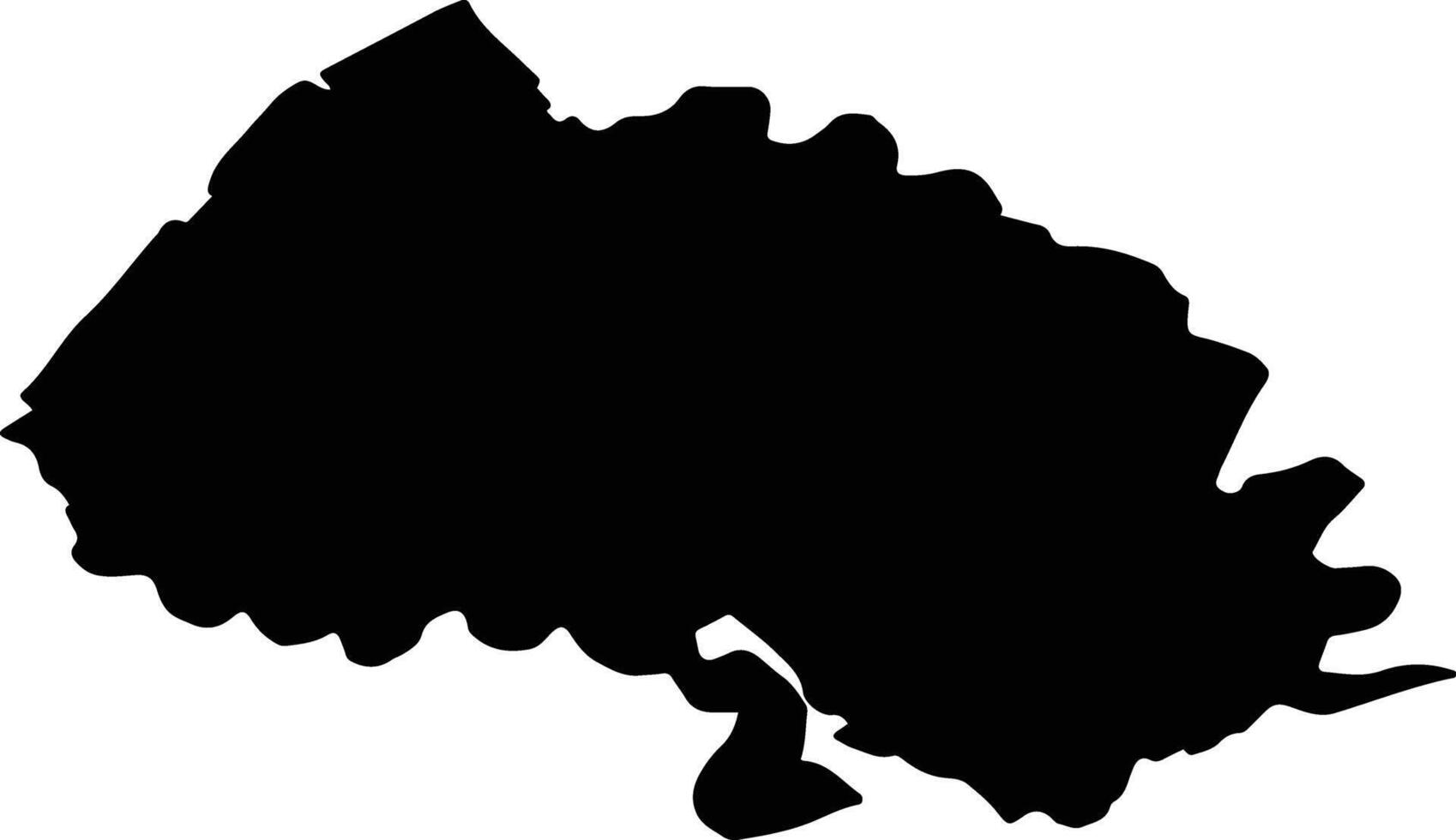 PANTELIMON Romania silhouette map vector
